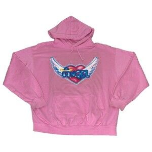 Angel Hoodie Women's Pink Large